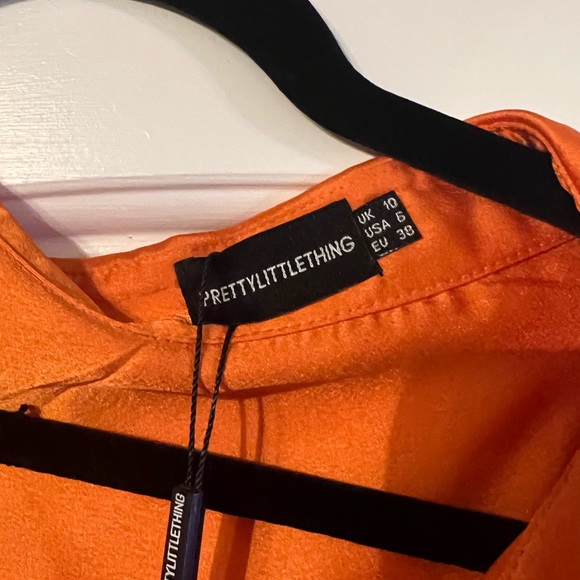 Oversized Pretty Little Thing Blouse Button Down NWT - Picture 4 of 4